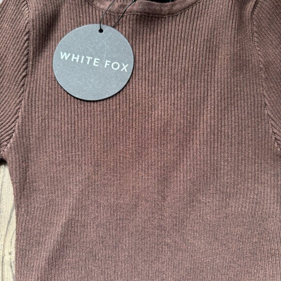 White Fox Boutique Brown Long Sleeve Dress - Picture 6 of 10